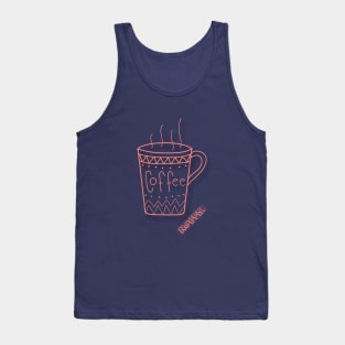 drinking coffee Tank Top